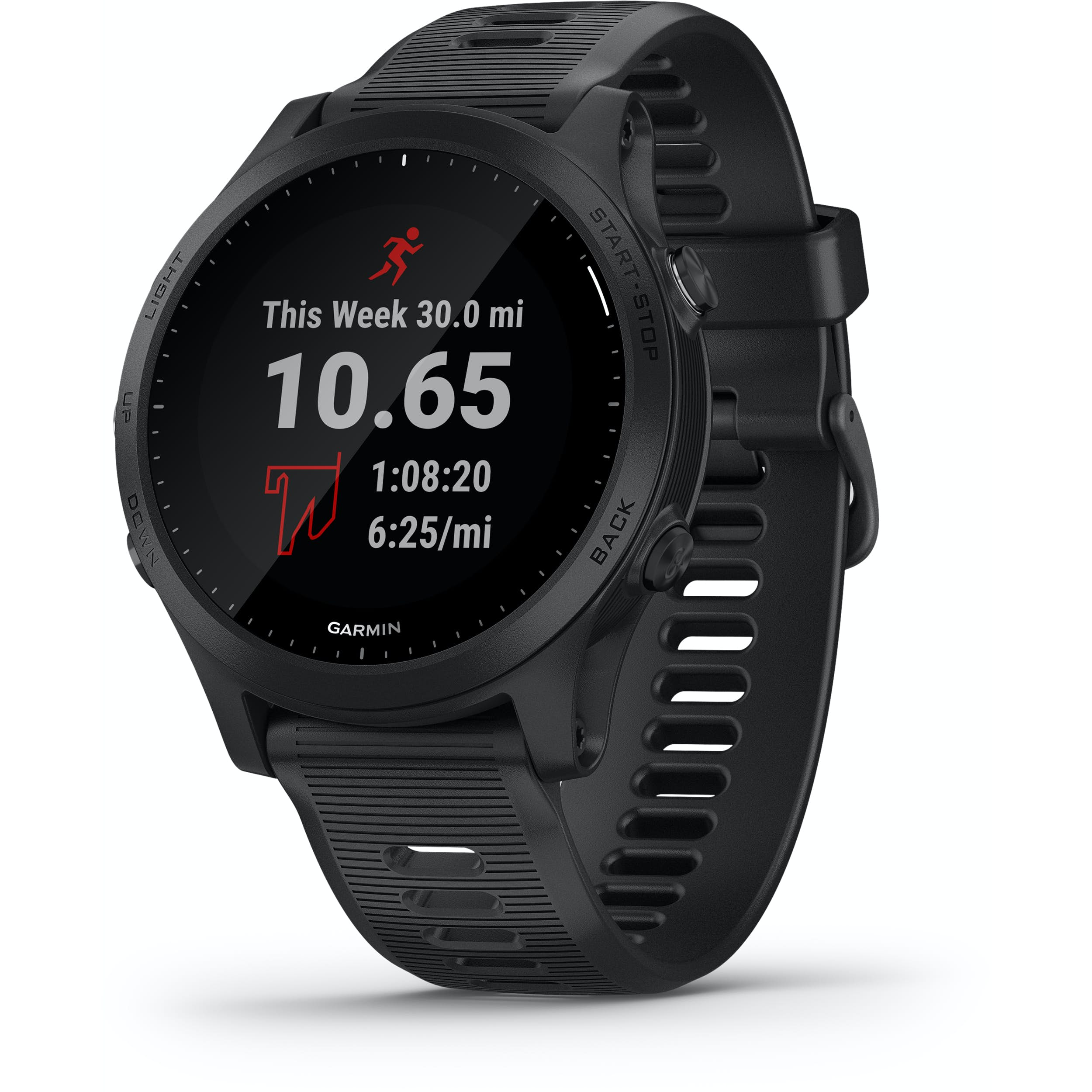 Серые часы garmin