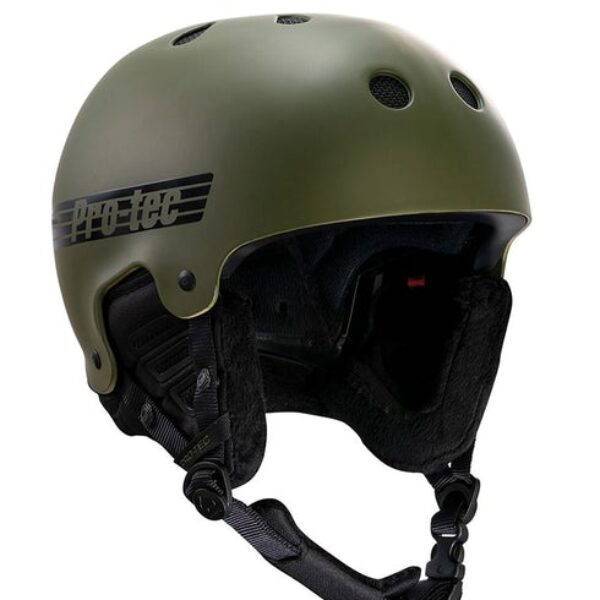 Pro-Tec Old School Certified Snow Helmet - Matte Olive