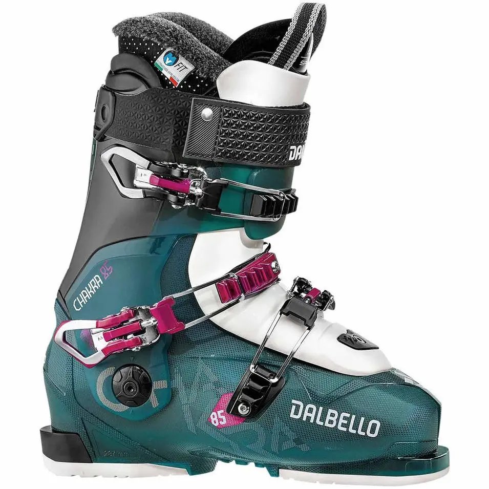 スキー 23-23.5 DALBELLO KRYPTON CHAKRA Dalbello Women's KR Chakra Ski Boot - Dazz Blue Transparent