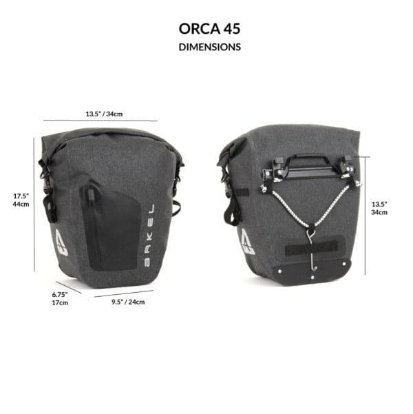 ARKEL ORCA PANNIERS - 22.5L X 2 - Image 3