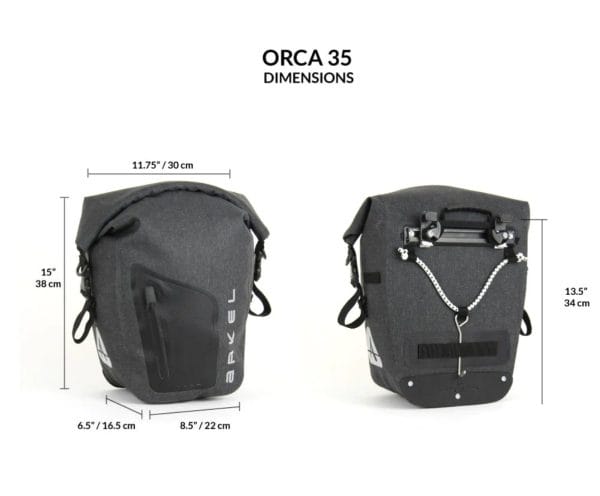 ARKEL ORCA PANNIERS - 17.5L X 2 - Image 3