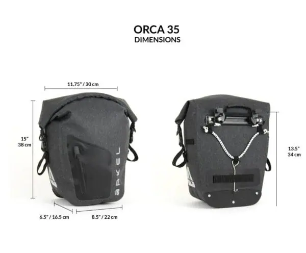 ARKEL ORCA PANNIERS - 17.5L X 2 - Image 3
