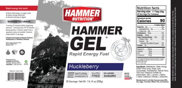 HAMMER NUTRTION - ENERGY GEL - Image 8
